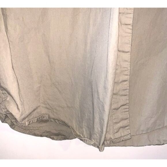 Hook & Tackle Mens Long Sleeve Fishing Shirt L Khaki Cotton Mesh Lining Metso Lo - Picture 6 of 10